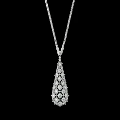 Buccellati ANTIOPE WHITE GOLD PENDANT WITH DIAMONDS