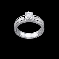 Buccellati BEATRICE WHITE GOLD RING WITH DIAMOND STONE
