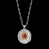 Buccellati BLOSSOMS COLOR GOLD-PLATED SILVER PENDANT EARRINGS