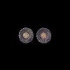 Buccellati BLOSSOMS DIAMONDS EARRINGS IN SILVER WITH FANCY DIAMONDS