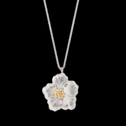 Buccellati BLOSSOMS GOLD-PLATED SILVER AND VERMEIL PENDANT