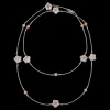 Buccellati BLOSSOMS SILVER AND PINK SAPPHIRE NECKLACE