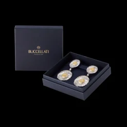 Buccellati BLOSSOMS SILVER AND VERMEIL PENDANT EARRINGS