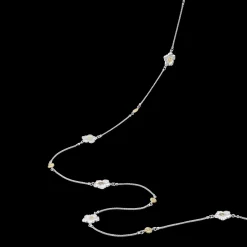 Buccellati BLOSSOMS SILVER AND VERMEIL NECKLACE WITH DIAMONDS