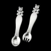 Buccellati BUBU BABY FLATWARE SET PINK SAPPHIRE