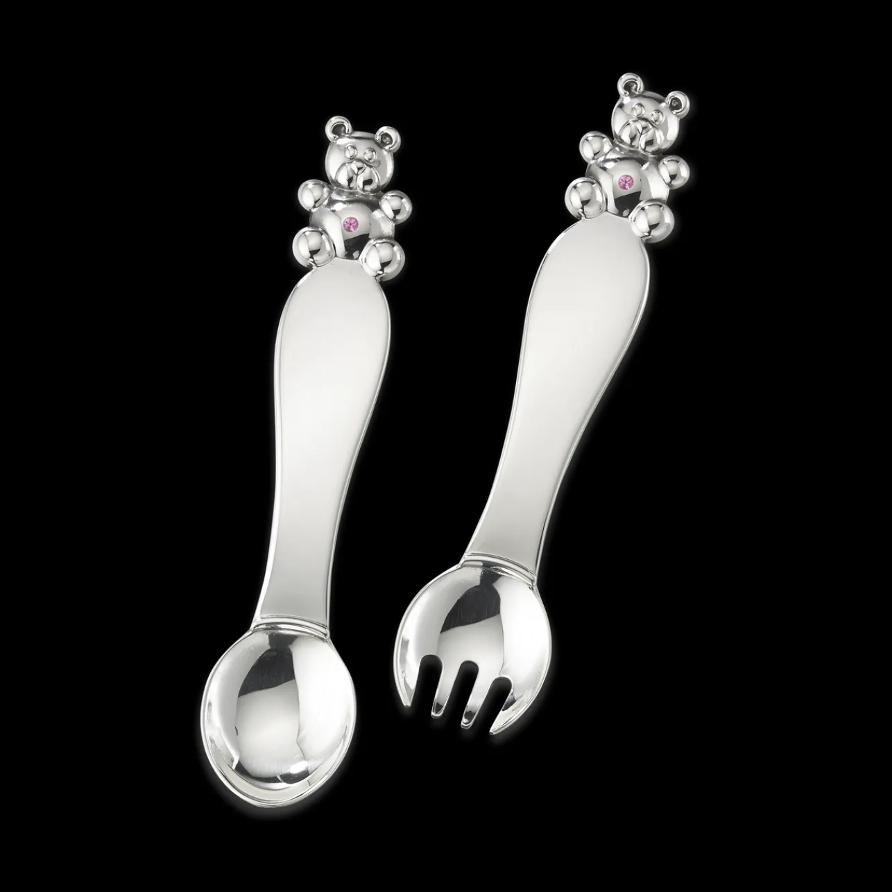 Buccellati BUBU BABY FLATWARE SET PINK SAPPHIRE