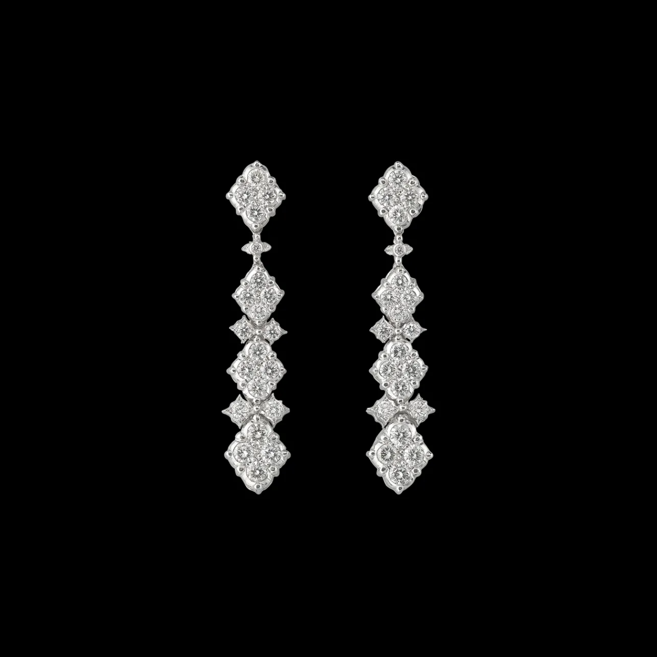 Buccellati CARLOTTA WHITE GOLD EARRINGS WITH DIAMONDS