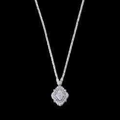 Buccellati CARLOTTA WHITE GOLD PENDANT WITH DIAMONDS