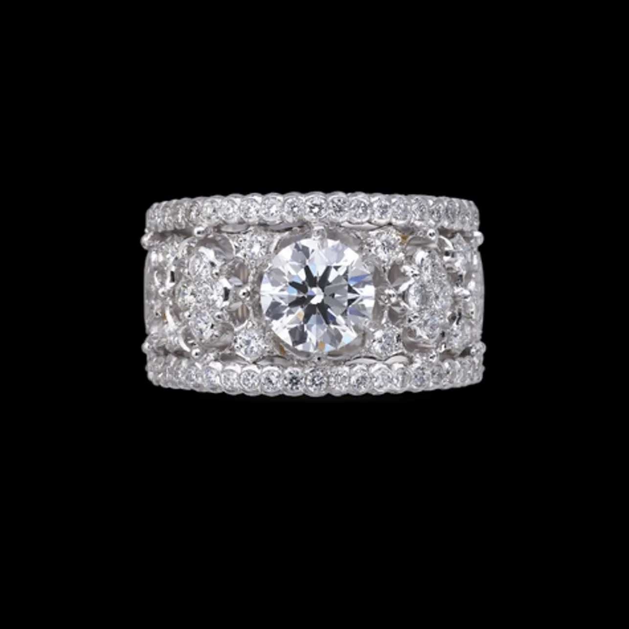 Buccellati CARLOTTA WHITE GOLD RING
