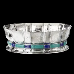 Buccellati DOGE CENTERPIECE WITH MALACHITE AND LAPIS