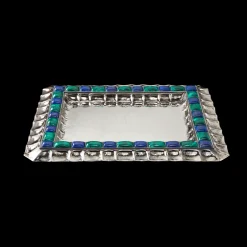 Buccellati DOGE LARGE TRAY WITH MALACHITE AND LAPIS