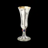 Buccellati DOGE SILVER FLUTE WITH RED JASPER AND LAPIS