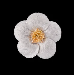 Buccellati FIORI BROOCH IN YELLOW, WHITE AND PINK GOLD