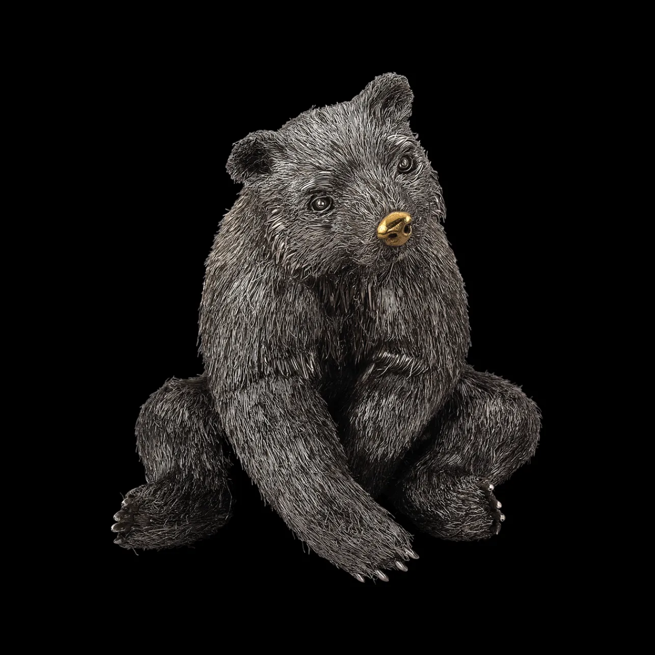 Buccellati FURRY BABY BEAR IN SILVER