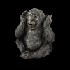 Buccellati FURRY HEAR-NO-EVIL MONKEY IN SILVER