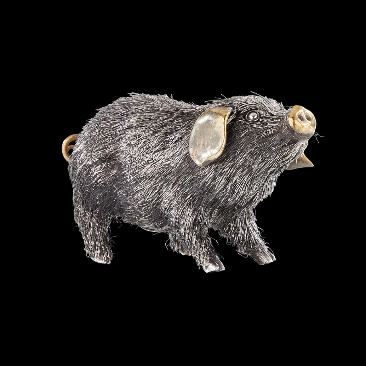 Buccellati FURRY SMALL PIG IN SILVER