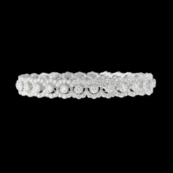 Buccellati GHIRLANDA BRACELET IN WHITE AND YELLOW GOLD WITH DIAMONDS AND DIAMONDS