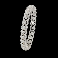 Buccellati GHIRLANDA BRACELET IN WHITE AND YELLOW GOLD WITH DIAMONDS AND DIAMONDS