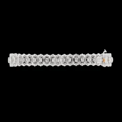 Buccellati GHIRLANDA BRACELET IN WHITE AND YELLOW GOLD WITH DIAMONDS AND DIAMONDS
