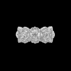 Buccellati GHIRLANDA WHITE GOLD ETERNELLE RING WITH DIAMONDS