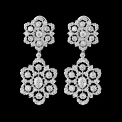 Buccellati GHIRLANDA WHITE GOLD SET EARRINGS WITH DIAMONDS