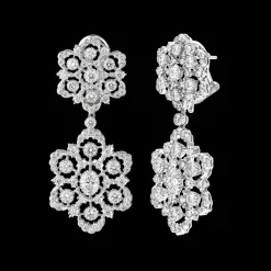 Buccellati GHIRLANDA WHITE GOLD SET EARRINGS WITH DIAMONDS
