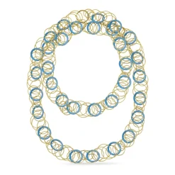 Buccellati HAWAII COLOR YELLOW GOLD NECKLACE WITH CALCEDONY