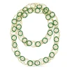 Buccellati HAWAII COLOR YELLOW GOLD NECKLACE WITH JADE