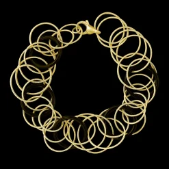 Buccellati HAWAII COLOR YELLOW GOLD BRACELET WITH ONYX