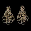 Buccellati HAWAII PINK GOLD EARRINGS WITH CIRCLES MADE OF THREADS
