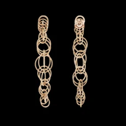 Buccellati HAWAII PINK GOLD EARRINGS WITH HAND-TWISTED THREADS