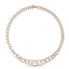 Buccellati HAWAII PINK GOLD NECKLACE WITH HAND-TWISTED CIRCLES