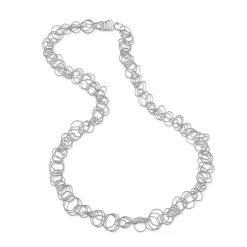 Buccellati HAWAII RHODIUM-PLATED WHITE GOLD NECKLACE