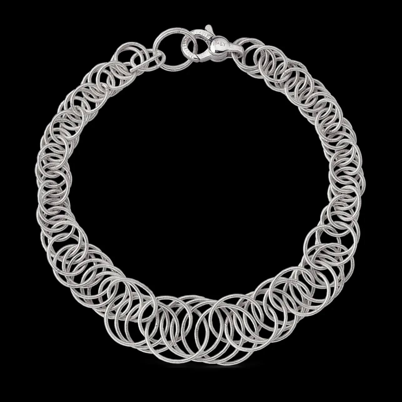 Buccellati HAWAII WHITE GOLD BRACELET WITH TINY CIRCLES