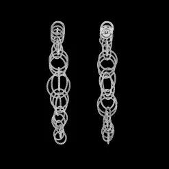 Buccellati HAWAII WHITE GOLD EARRINGS WITH HAND-TWISTED CIRCLES