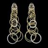Buccellati HAWAII YELLOW AND WHITE GOLD EARRINGS WITH DIAMONDS AND CIRCLES