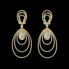 Buccellati HAWAII YELLOW AND WHITE GOLD EARRINGS WITH DIAMONDS
