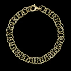 Buccellati HAWAII YELLOW GOLD BRACELET WITH TINY THREADS CIRCLES