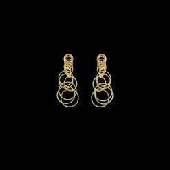 Buccellati HAWAII YELLOW GOLD EARRINGS WITH SMALL CIRCLES