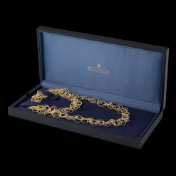 Buccellati HAWAII YELLOW GOLD NECKLACE WITH TINY CIRCLES
