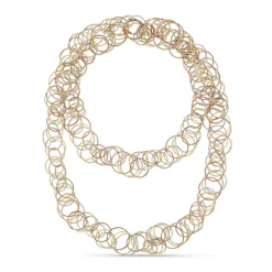 Buccellati HAWAII YELLOW WHITE AND PINK GOLD NECKLACE