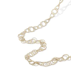 Buccellati HAWAII YELLOW WHITE AND PINK GOLD NECKLACE