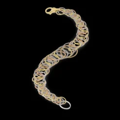 Buccellati HAWAII YELLOW WHITE AND PINK GOLD BRACELET