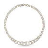 Buccellati HAWAII YELLOW WHITE AND PINK GOLD NECKLACE WITH TINY CIRCLES