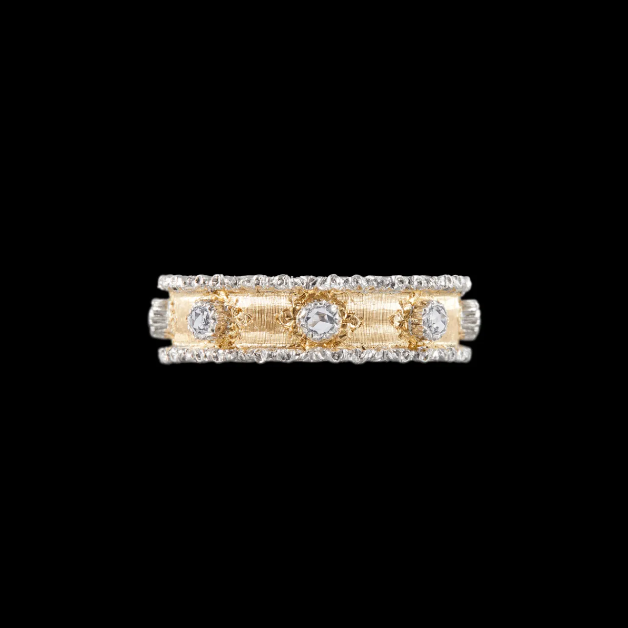 Buccellati MACRI CAPRI ETERNELLE IN YELLOW AND WHITE GOLD WITH DIAMONDS