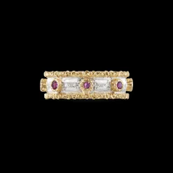 Buccellati MACRI CAPRI ETERNELLE IN WHITE AND YELLOW GOLD WITH RUBIES