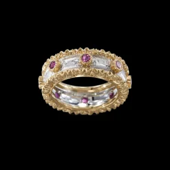 Buccellati MACRI CAPRI ETERNELLE IN WHITE AND YELLOW GOLD WITH RUBIES