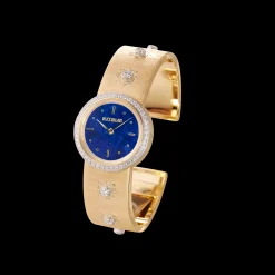 Buccellati MACRI CLASSICA LADIES DIAMS - GOLD WATCH IN YELLOW GOLD WITH DIAMONDS AND LAPIS
