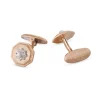 Buccellati MACRI CLASSICA PINK AND WHITE GOLD CUFFLINKS