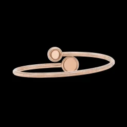Buccellati MACRI CLASSICA PINK AND WHITE GOLD BRACELET WITH DIAMONDS